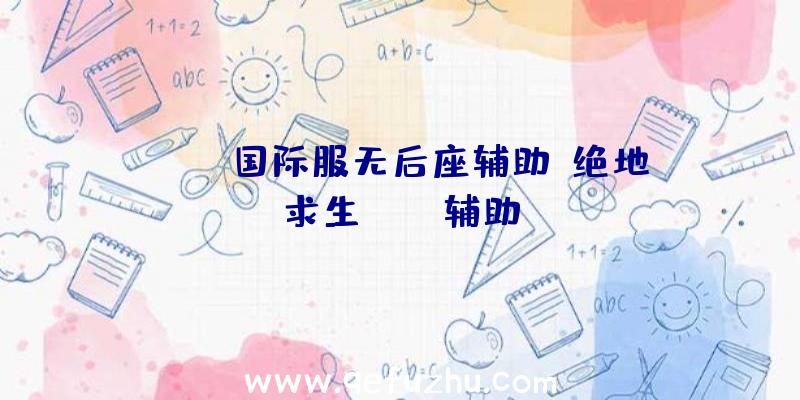 pubg国际服无后座辅助、绝地求生boss辅助