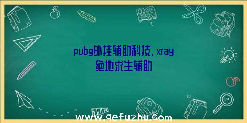 pubg外挂辅助科技、xray绝地求生辅助