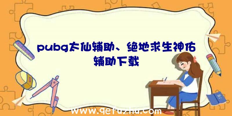 pubg太仙辅助、绝地求生神佑辅助下载