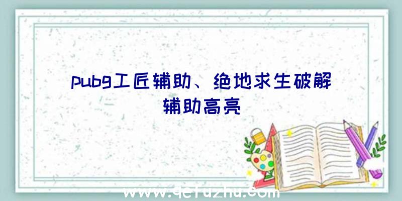 pubg工匠辅助、绝地求生破解辅助高亮