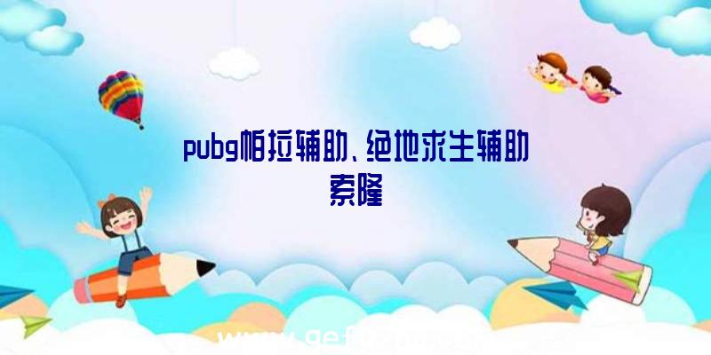 pubg帕拉辅助、绝地求生辅助索隆