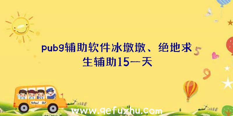 pubg辅助软件冰墩墩、绝地求生辅助15一天