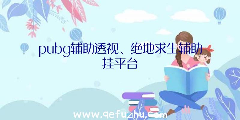 pubg辅助透视、绝地求生辅助挂平台