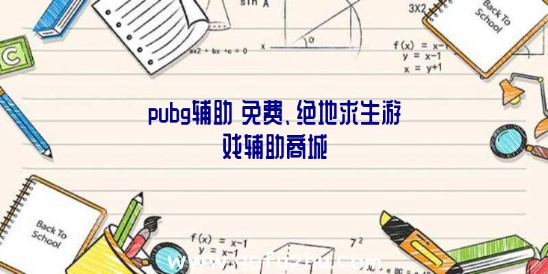 pubg辅助