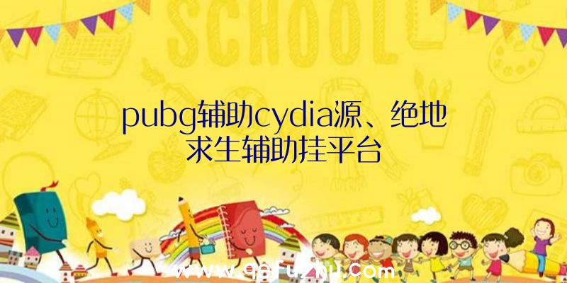 pubg辅助cydia源、绝地求生辅助挂平台