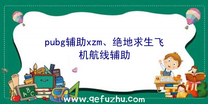 pubg辅助xzm、绝地求生飞机航线辅助