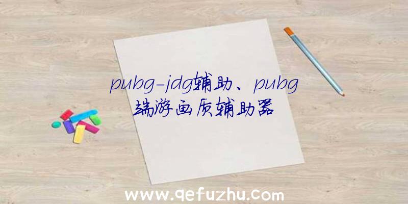 pubg-jdg辅助、pubg端游画质辅助器