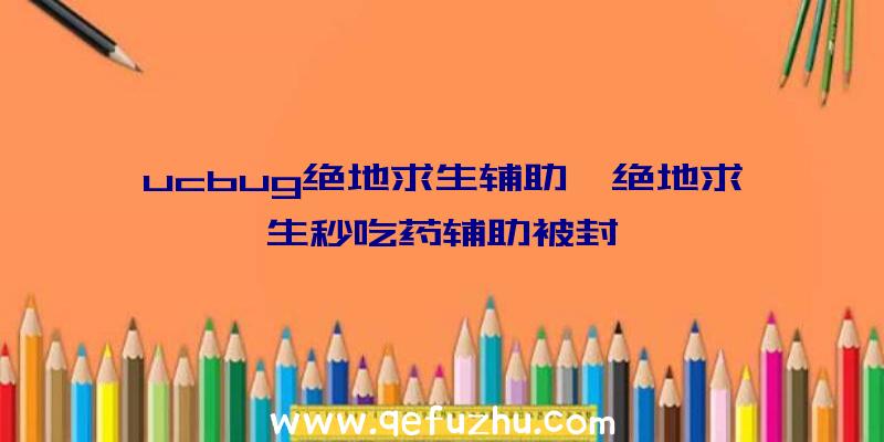 ucbug绝地求生辅助、绝地求生秒吃药辅助被封