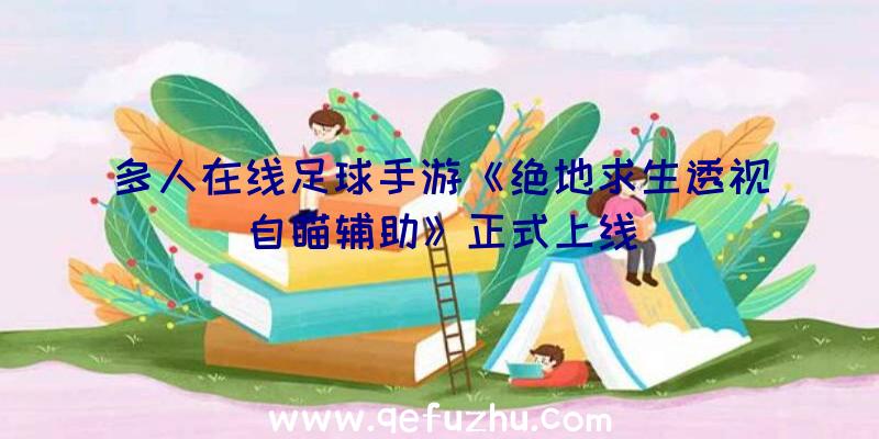 多人在线足球手游《绝地求生透视自瞄辅助》正式上线