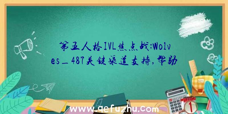 第五人格IVL焦点战:Wolves_487关键渠道支持,帮助