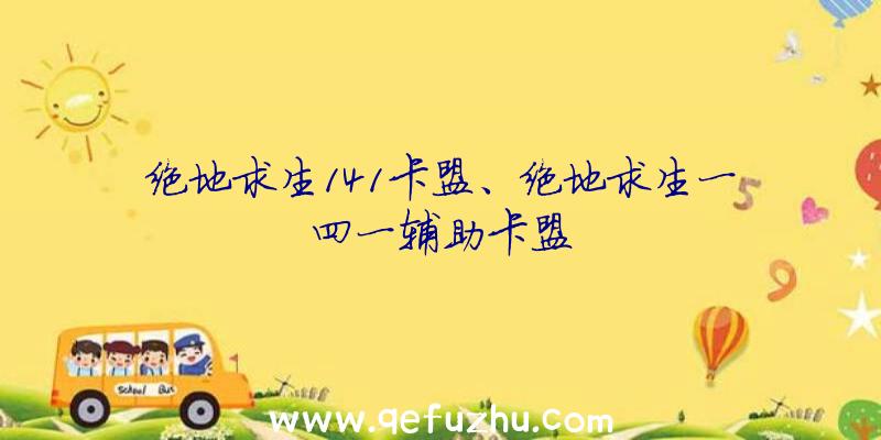 绝地求生141卡盟、绝地求生一四一辅助卡盟