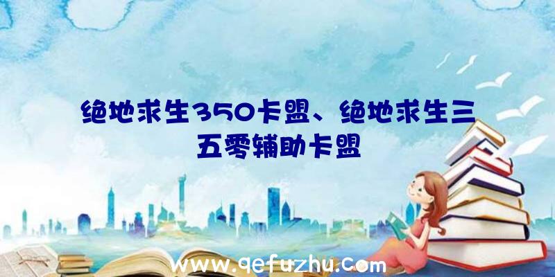 绝地求生350卡盟、绝地求生三五零辅助卡盟