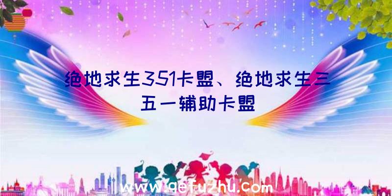 绝地求生351卡盟、绝地求生三五一辅助卡盟