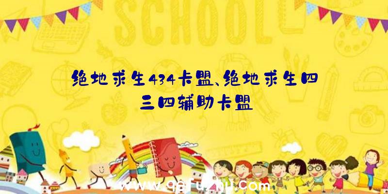 绝地求生434卡盟、绝地求生四三四辅助卡盟