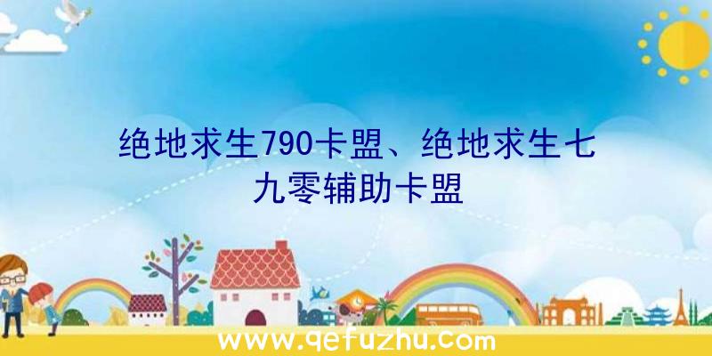 绝地求生790卡盟、绝地求生七九零辅助卡盟