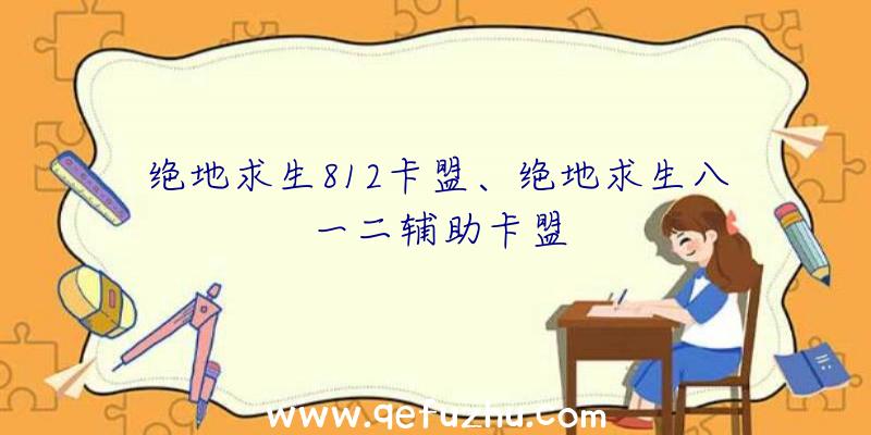 绝地求生812卡盟、绝地求生八一二辅助卡盟