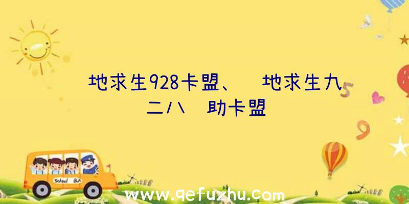 绝地求生928卡盟、绝地求生九二八辅助卡盟