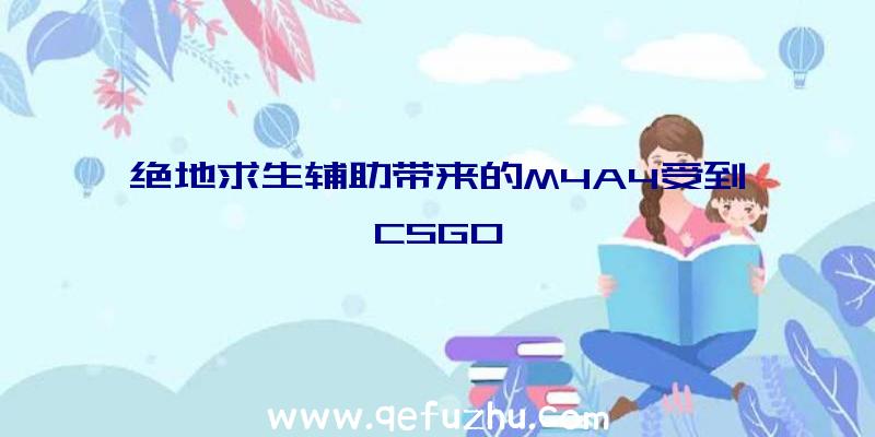 绝地求生辅助带来的M4A4受到CSGO