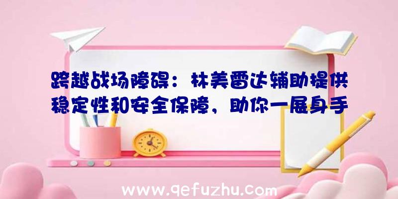 跨越战场障碍：林美雷达辅助提供稳定性和安全保障，助你一展身手